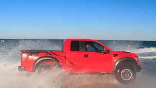 2010 Ford F-150 SVT Raptor: First Swim